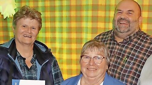 Die Ehrung langjähriger Mitglieder (v.l.): Barbara Dietz, Ursula Heinlein und Roland Dietz.