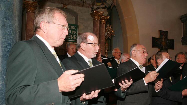 Der Chor in Aktion.