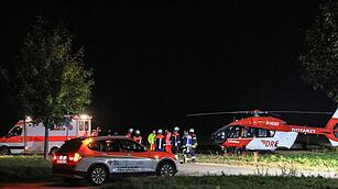 Schwerer Unfall bei Schweinfurt: 16-Jähriger lebensgefährlich verletzt