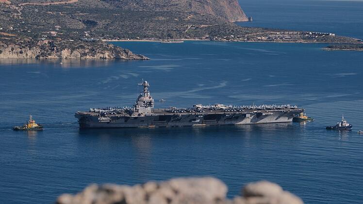 US-Flugzeugtr&auml;ger &laquo;USS Gerald R. Ford&raquo; verl&auml;sst Kreta