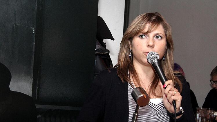 Claudia Belzer in ihrem Element