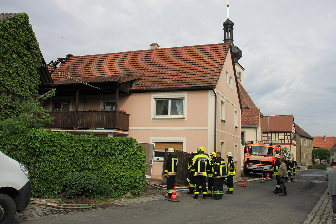Scheunenbrand Nenzenheim