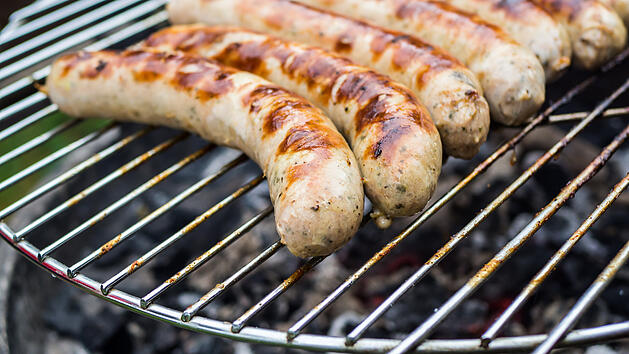 Bratwurst, Bratw&uuml;rste, Grill