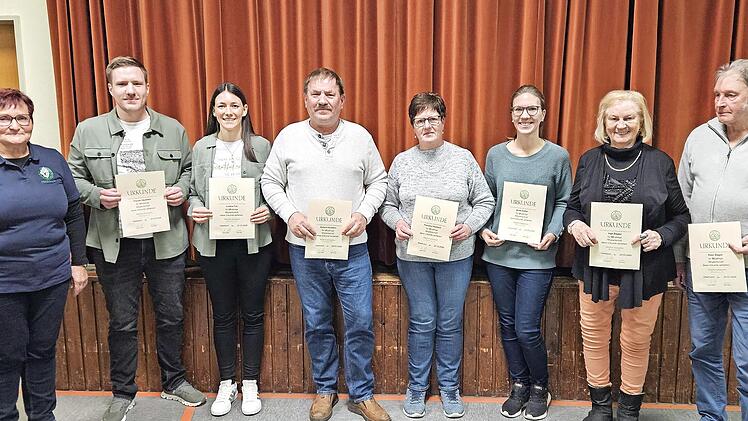 Maria R&uuml;ttiger, Florian Heublein, Lorena Fu&szlig;, Roland Heublein, Theresia Heublein, Anne H&uuml;ther, Inge Ziegler, Peter Ziegler