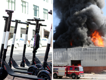Brand in Nürnberger Lagerhalle