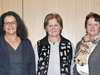 Das aktuelle Team des Frauenbunds Steinberg (von links): Christl F&ouml;hrweiser (Kassenverwaltung), Michelle G&ouml;rtler, Rosemarie Eidloth, Sophie Romig (Schriftf&uuml;hrerin) und Petra &Ouml;hring  Foto: Heike Sch&uuml;lein