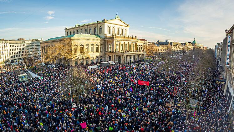 Demonstrationen gegen Rechtsextremismus - Hannover