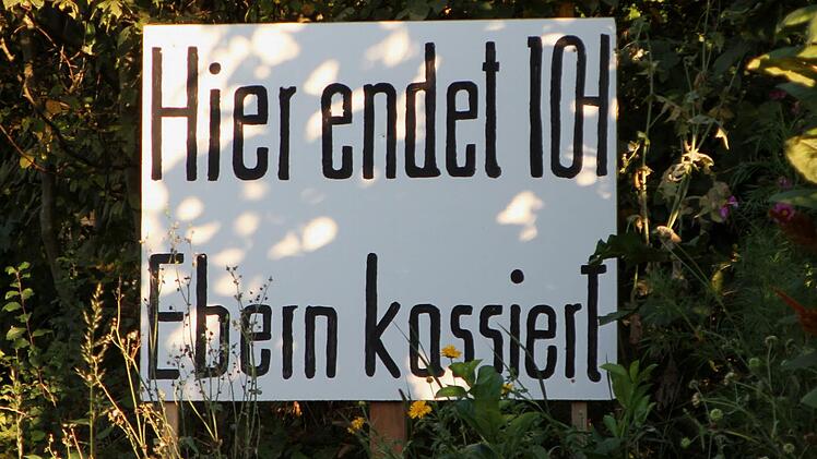 Auch das ist eine klare Aussage in Richtung Ebern: Für die einen gilt nicht einmal die 10-H-Regelung - die anderen sehen den Profit.