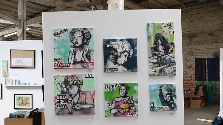 Impressionen von der ersten Auflage der Kunstmesse "Umschlagplatz Coburg"Foto: Jochen Berger