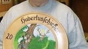 Mit einem 25,65-Teiler gewann heuer Gerold Ankenbrand die Hubertusscheibe bei der Schützengesellschaft Ebern. Foto: Wolfgang Dietz
