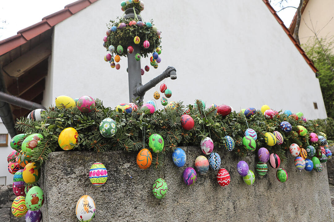 Osterbrunnen Eschlipp; Foto: Barbara Herbst