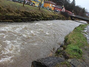 Schließen Riedenberg und Wildflecken ihr Abwassernetz an Bad Brückenau an, dann wäre die Sinn hier in Bad Brückenau einleitungsfrei von gereinigtem Abwasser.