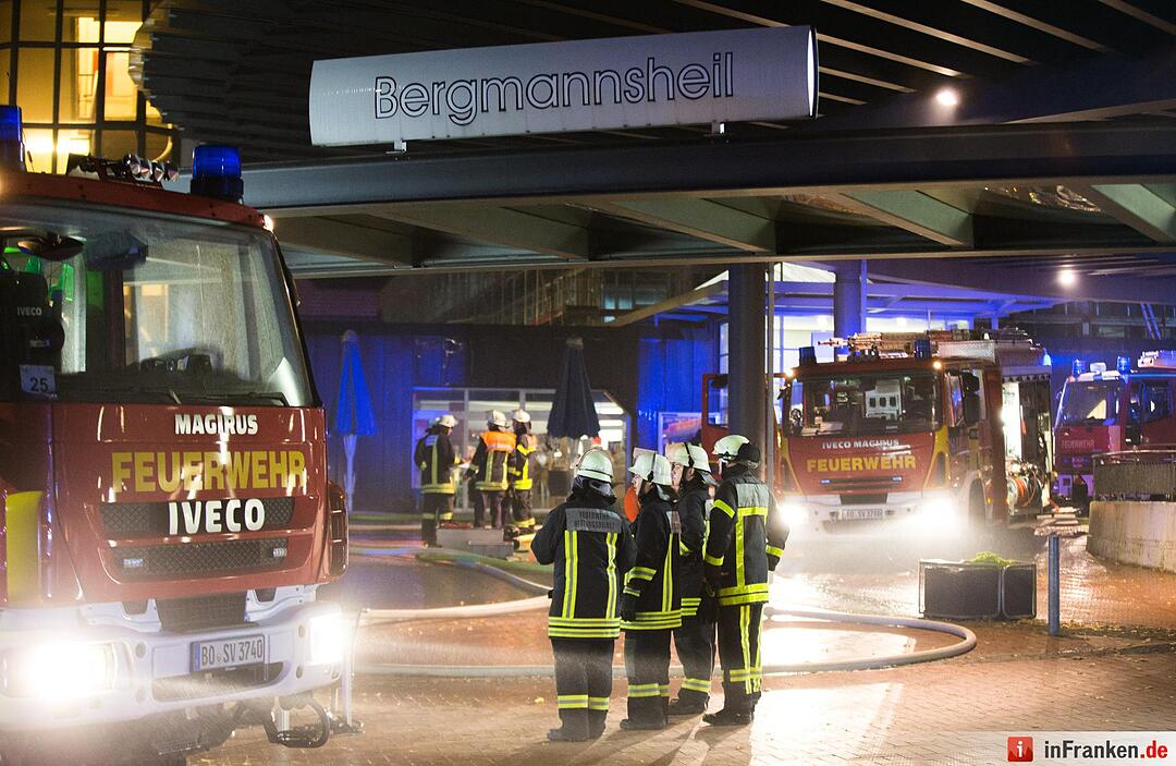Brand im Krankenhaus Bergmannsheil Bochum
