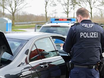 Festgefahren an der B303 bei Ebersdorf bei Coburg