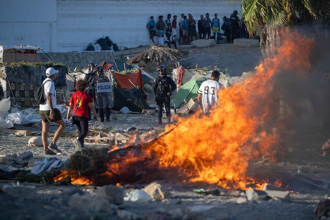 Migranten in Ceuta