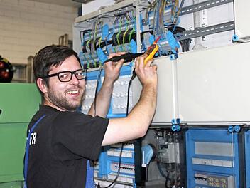 Thomas Salenbacher möchte eine Zusatzausbildung als Industriemeister/Elektrotechnik machen.  Foto: Schadeck