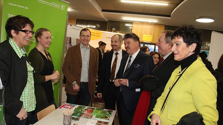 Der Stand der Hochschule Weihenstephan war dicht umlagert. Foto: Sonja Adam