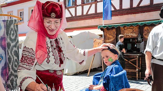 Ein tolles Programm, aber wenige Besucher. Die Hitze machte dem Historischen Stadtspektakel in Kronach zu schaffen. Foto: Matthias Hoch