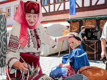 Ein tolles Programm, aber wenige Besucher. Die Hitze machte dem Historischen Stadtspektakel in Kronach zu schaffen. Foto: Matthias Hoch