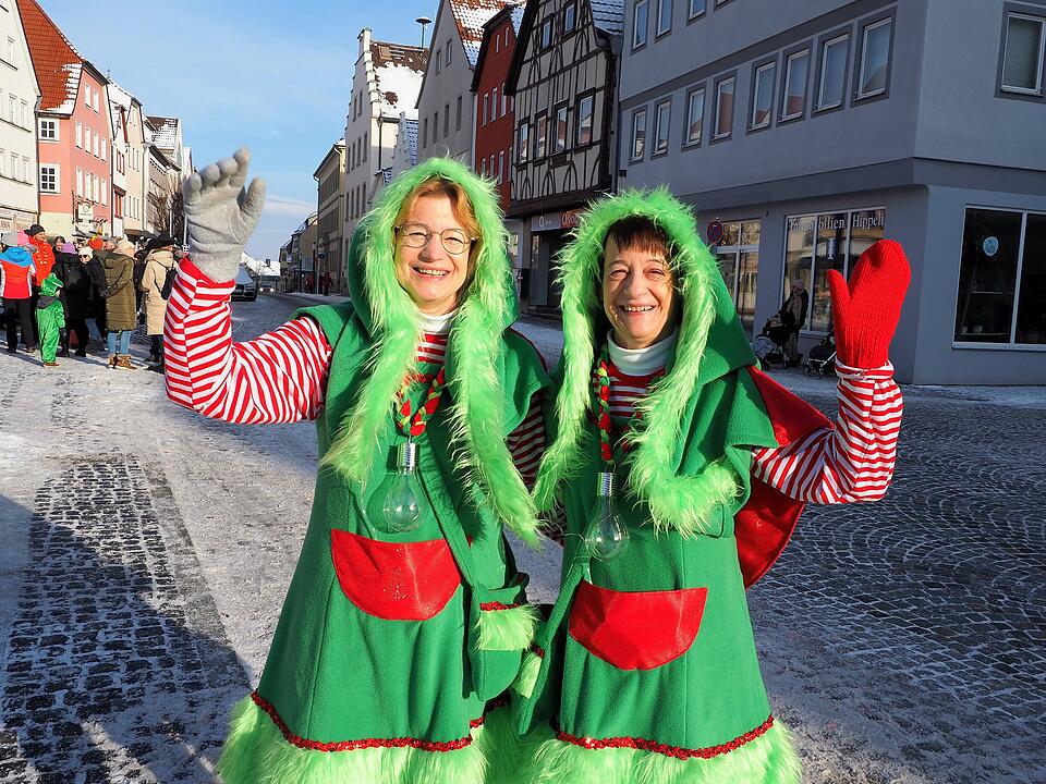 Eine der ersten Faschingsumzüge in der Region