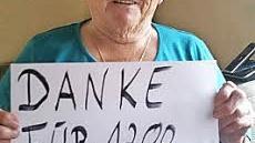 Die Bewohner kommen mit den Dankesbildern kaum hinterher. Am Dienstag 1200, inzwischen hat die Seite "Pro Katharinenspital Forchheim" schon über 1800 Likes.  Foto: privat