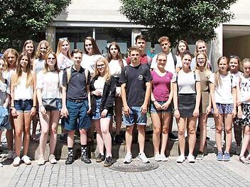 Einige der Austauschschüler waren schon zum zweiten Mal in Herzogenaurach. Foto: Richard Sänger