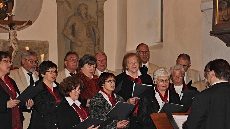 Beim GV Eyrichshof schwang Werner Knoch den Taktstock.