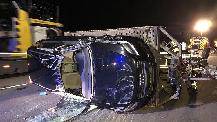 Das ist Pech: Der brandneue Audi Q7 hat vermutlich nur noch Schrottwert. Foto: News5