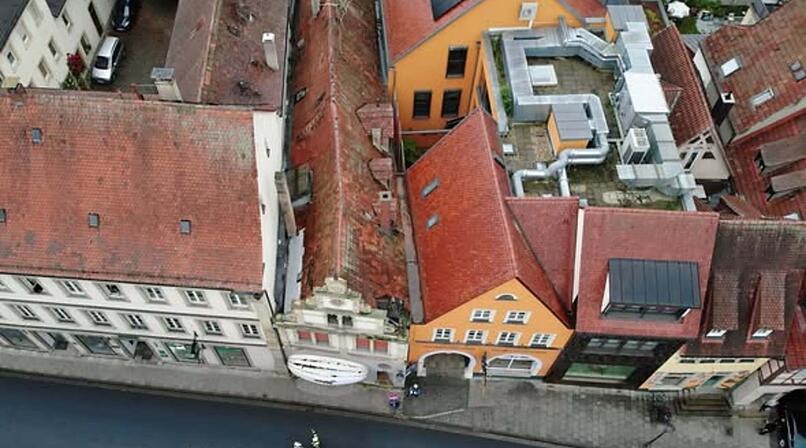 Geb&auml;udeeinsturz in Kitzingen - Drama um kranken Senior