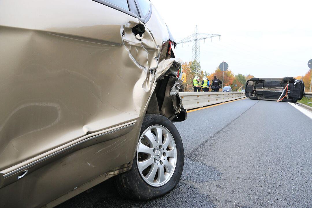 Unfall auf A73 bei Bad Sttaffelstein
