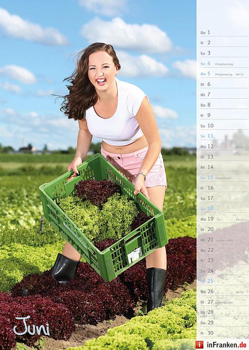Freches Gemüse - Frische Früchte - Kalenderpräsentation 2017