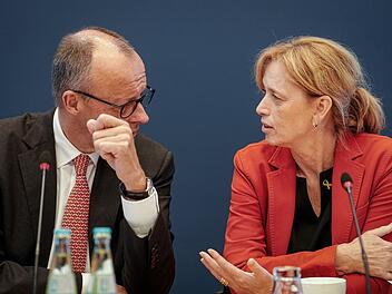 Friedrich Merz und Karin Prien
