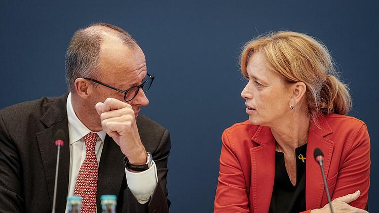 Friedrich Merz und Karin Prien