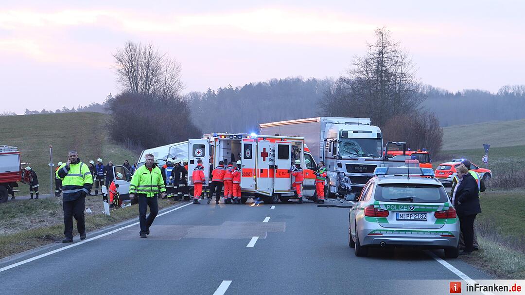 Schwerer Verkehrsunfall bei Gunzenhausen