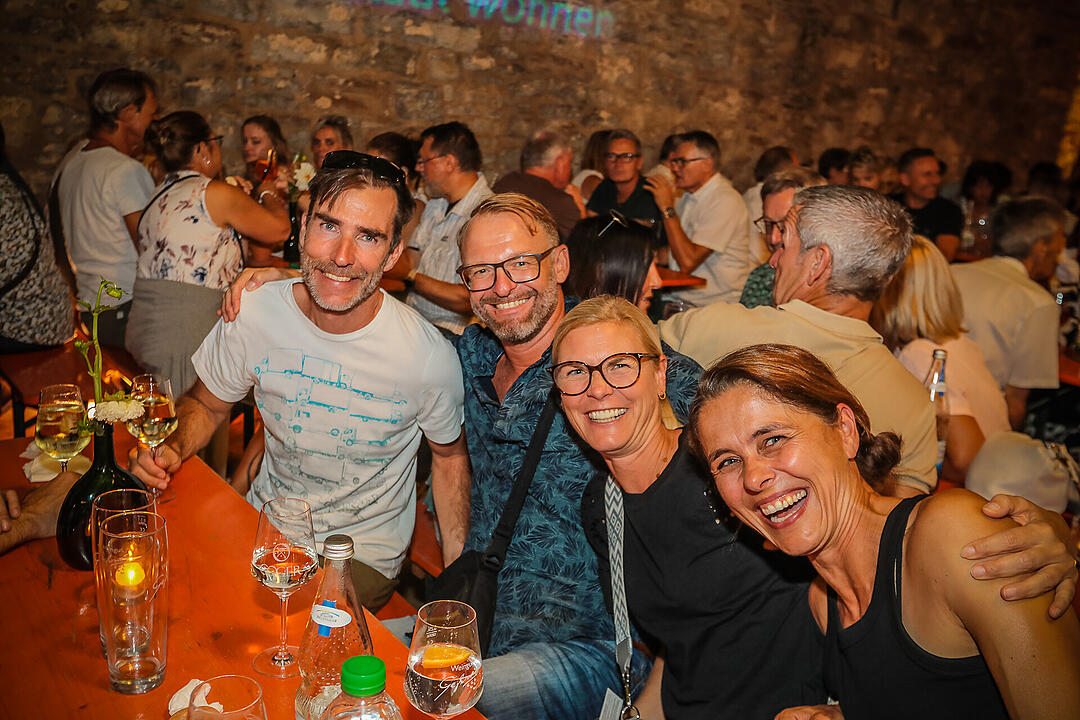 Beste Stimmung beim Stadtfest in Schweinfurt.