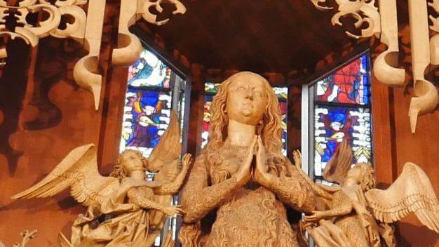 Die Maria Magdalena in Münnerstadt ist heute eine Kopie. Ihr Original steht im Museum.Heike Beudert