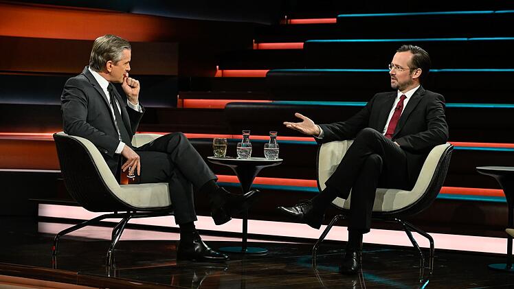 Markus Lanz (links) nahm SPD-Mann Dirk Wiese in die Mangel.