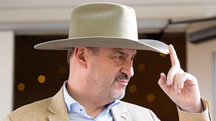 Bayerns Ministerpr&auml;sident S&ouml;der in den USA