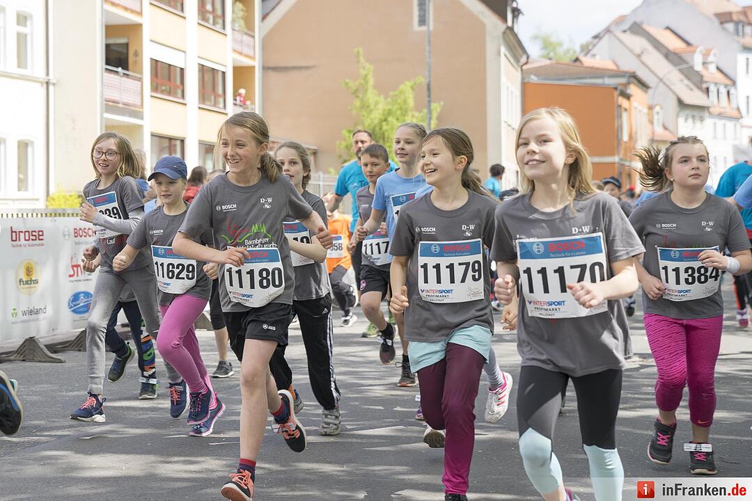 Weltkulturerbelauf 2017 in Bamberg: Der Bosch Schüler-Lauf