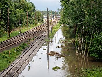 Zugausfälle nach Unwetter in Bayern