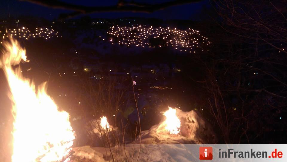 Beschluss der Ewigen Anbetung in Pottenstein - Lichterfest  in der Fränkischen Schweiz