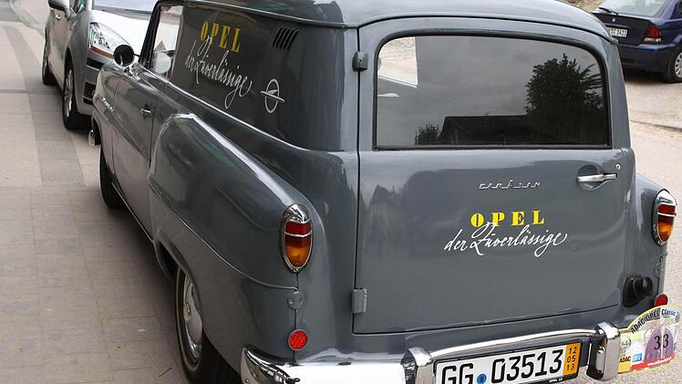 Der Schnelllieferwagen, wie er von vielen Geschäftsleuten in Brückenau auch gefahren wurde