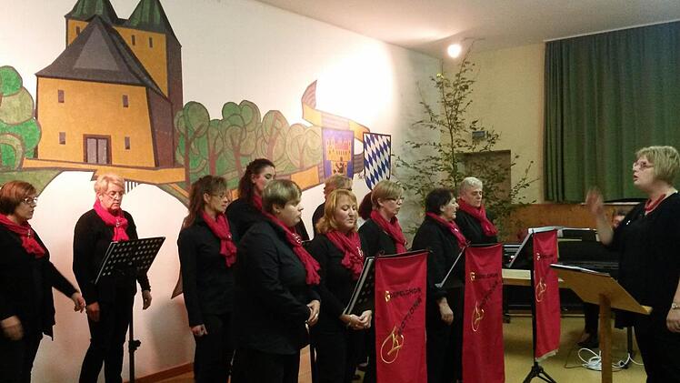 Der Gospelchor "Emotions" Enchenreuth mit Dirigentin Corina Rüger.