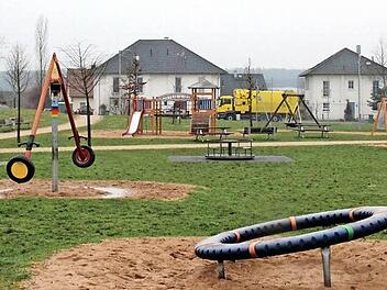 Der Spielplatz am Läusberg in Adelsdorf Foto: Johanna Blum