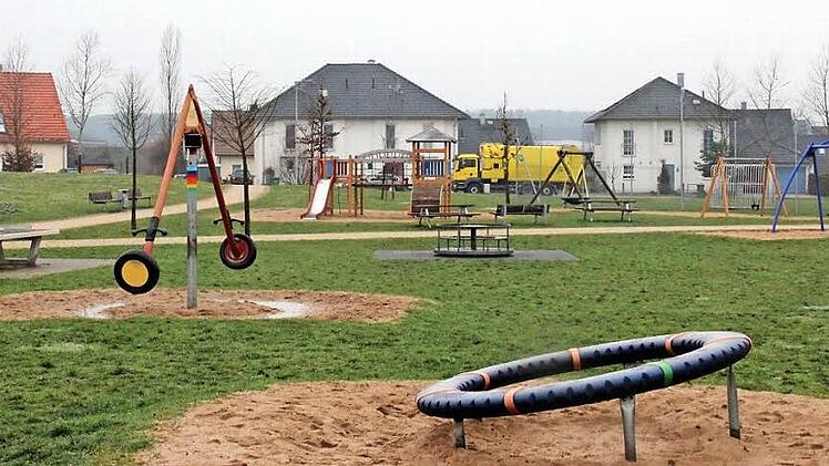 Der Spielplatz am Läusberg in Adelsdorf Foto: Johanna Blum