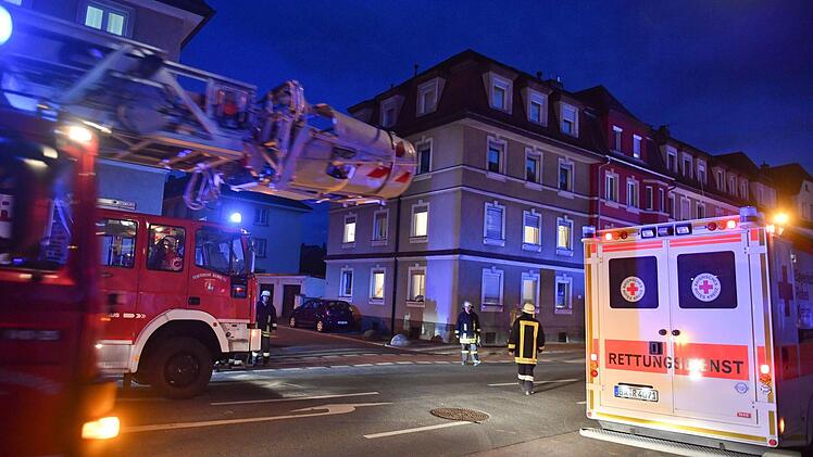 In Bamberg gab es am Samstagabend einen Brand in einer Wohnung. Fotos: Ronald Rinklef