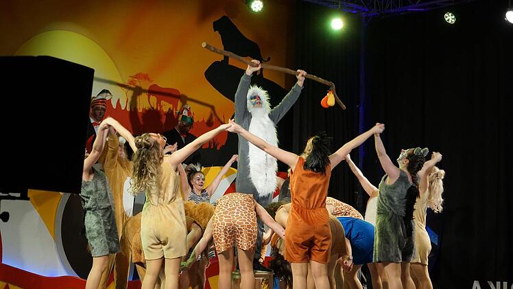 Echter Hingucker: "König der Löwen" der Showtanzgarde.Garry Gridley