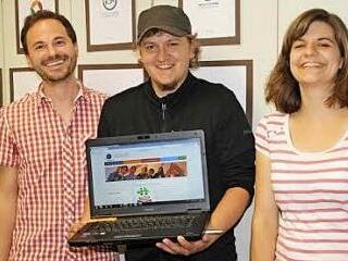 Nico Glökner, Dominic Hertel, Melanie Rubenbauer (v.l.) Foto: privat