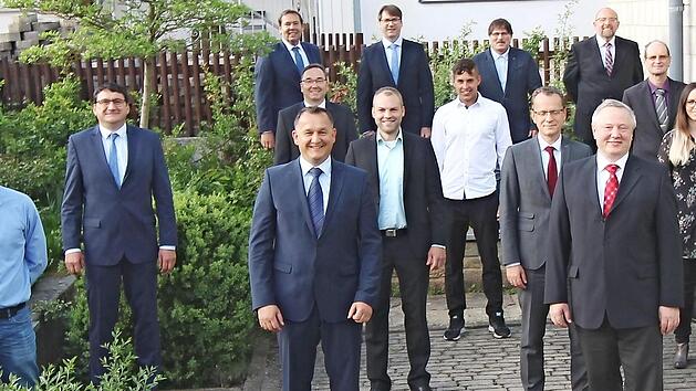 Der neue Gemeinderat in Reckendorf  Foto: Adelheid Waschka