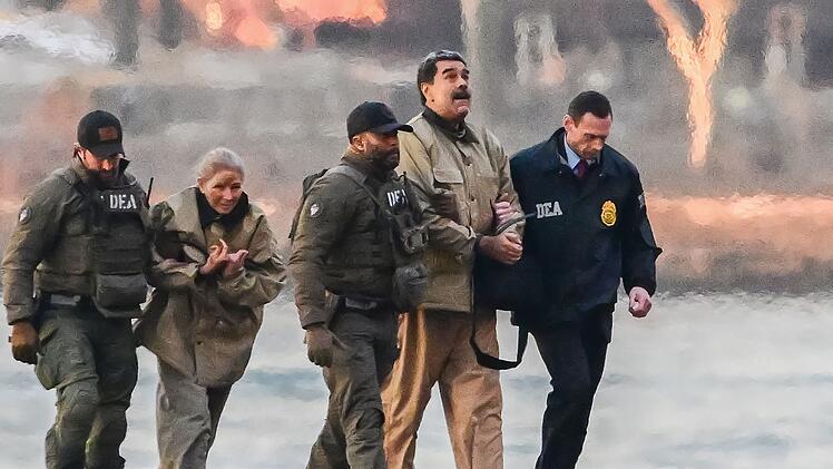 Nicol&aacute;s Maduro und seine Frau wurden gefangen genommen